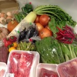 淡路島の野菜、牛肉、鶏肉、卵。