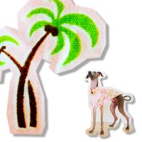 イタグレ犬服|これから夏が来ると言うことで「アロハシャツ」を作ってみた!