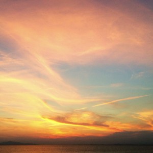 夕焼け-淡路島