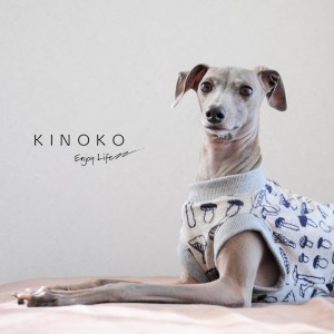 「真冬に “ぽっかぽかストーブ” のお部屋で、ニットのお洋服を着せたくて。」犬服|KINOKO|ジャガードニット