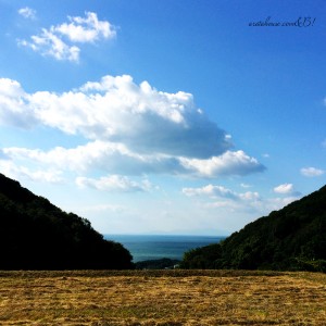淡路島を散歩する。色んな雲。