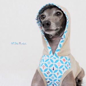 犬服|MARINA|マリンツムギクロス|選べる4タイプ×4カラー(Aqua/Ocean)