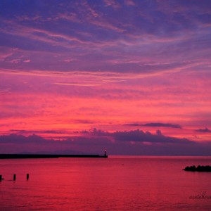 「淡路島の夕焼け」たった10分の景色の中に。