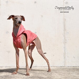 犬服|リネンウールヘリンボーン|イタリア製リネン糸&日本製ウール|選べる3タイプ