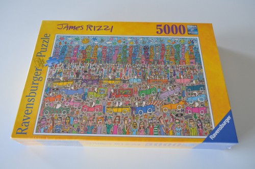 5000ピースのジグソーパズルを自宅の壁に飾ろう｜到着！開封してみた