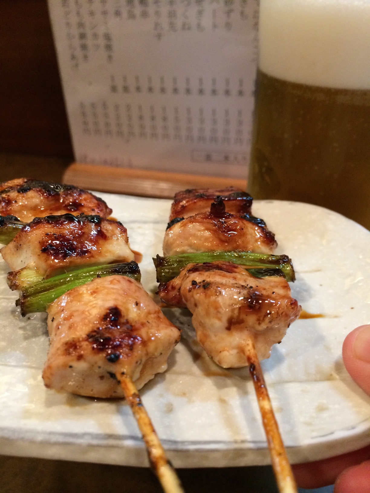 近所の庶民的な焼鳥屋さんの「つくね」がめっちゃ美味かった!|吹田市