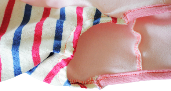 イタグレ・ウィペット用のタンクトップを作ってみた！｜シェルピンク＆ボーダー