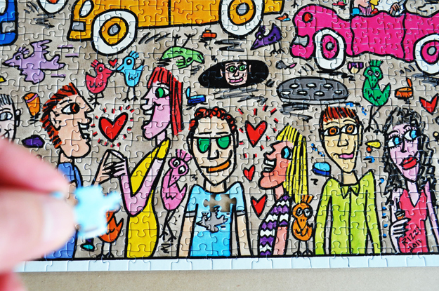 5000ピースのジグソーパズルを自宅の壁に飾ろう|完成