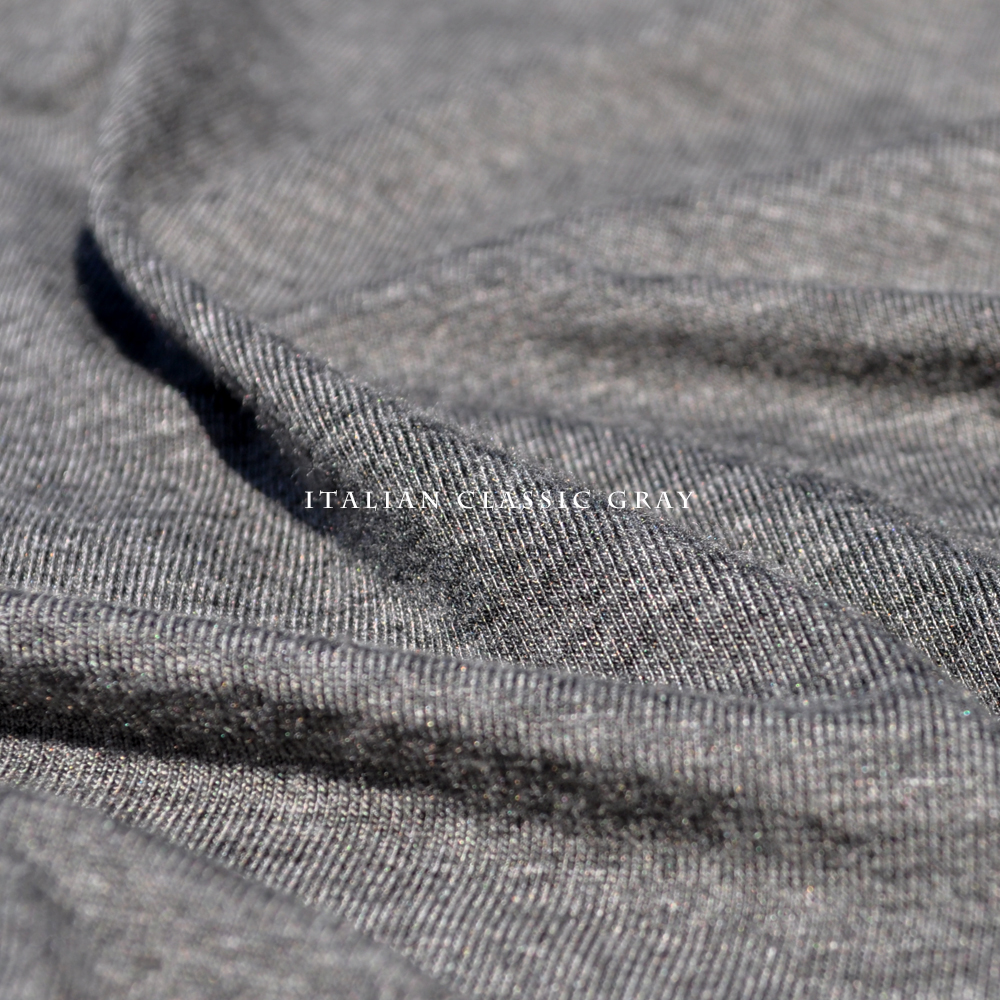 犬服｜Italian Classic｜イタリア製ストレッチ天竺ニット｜選べる４タイプ×３カラー（Blue/Gray/Yellow）