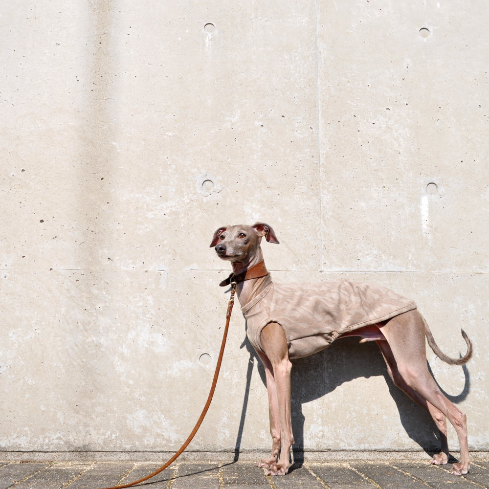 犬服|モダンな起毛ストレッチジャガード|選べる3タイプ×3カラー(ベージュ/カーキ/ブラック)