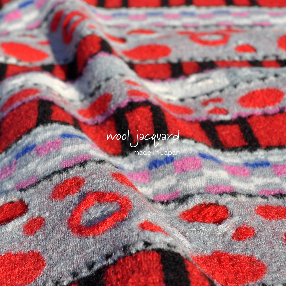 犬服|日本製ウールジャガード|選べる3タイプ×3カラー(Blue/Red/Black)