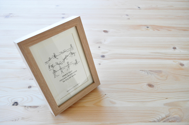 嬉しい想い出を額に入れて。「運動会！綱引きするItalian Greyhound」