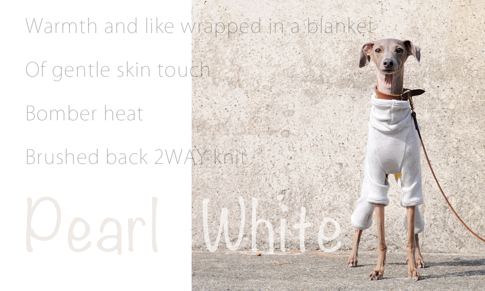 “春も着れる”新作服できました。柔らかく、優しく愛犬を包み込むように。