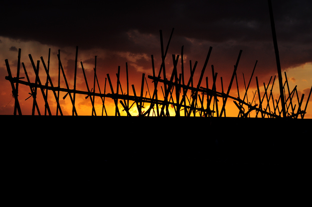 淡路島でサンセットを眺めながら。2015年3月の夕焼け