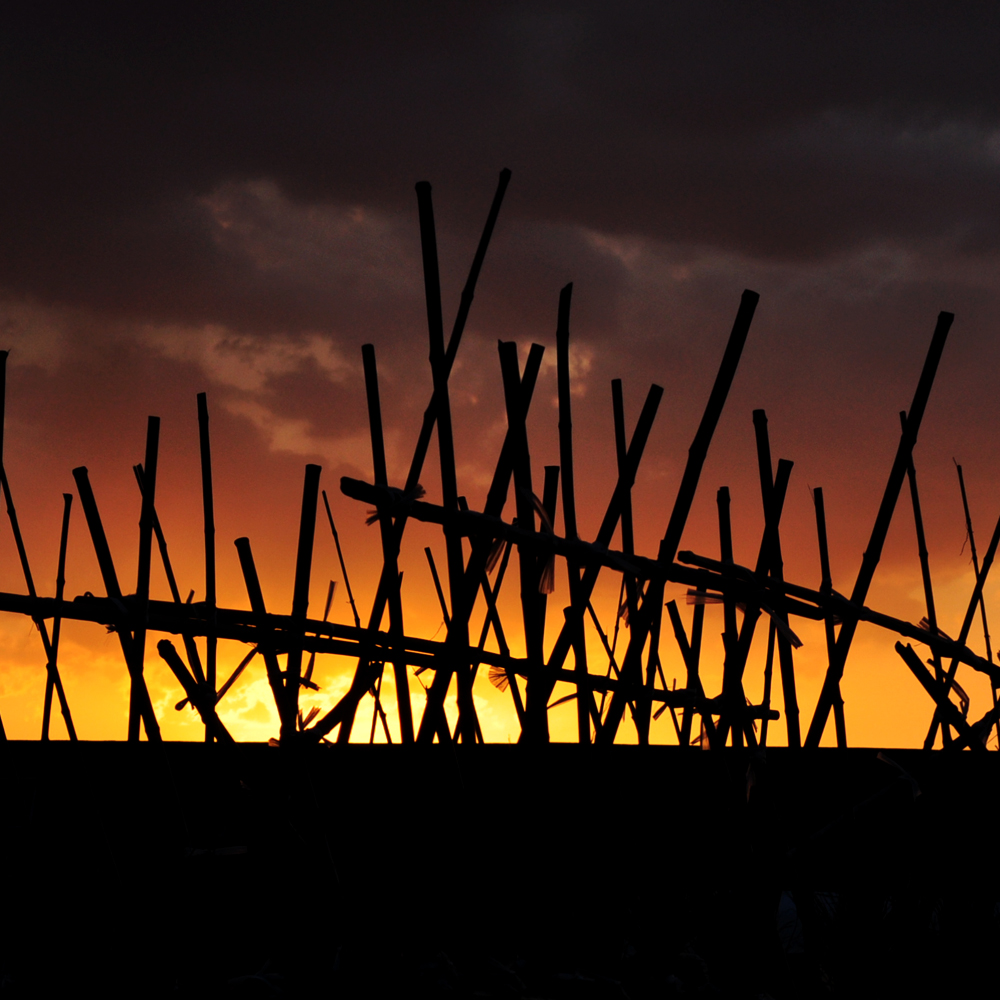 淡路島でサンセットを眺めながら。2015年3月の夕焼け