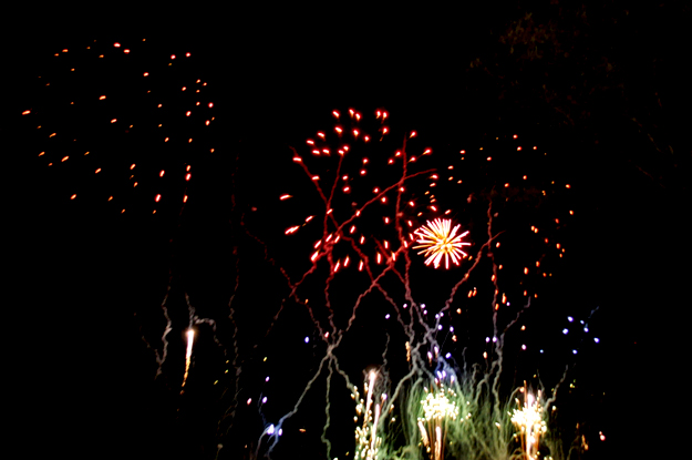 「淡路島の花火」コロッケが美味しかったり、トイレが空いてたり、渋滞がなかったり