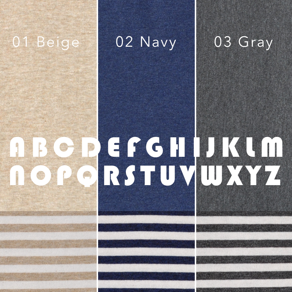 41日かかって遂に完成「犬服」My dog silhouette. The dog's name is...「世界に1つだけの洋服」｜ロンパース（ボーダー裏地付き）×選べる３カラー