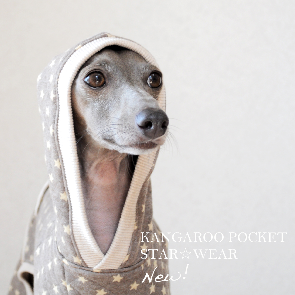 「2015イタグレ冬服」カンガルーポケットのスター☆ウエアの製作オフショット