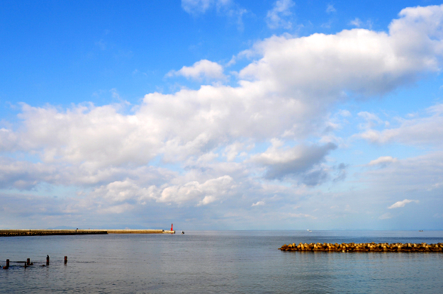 朝から苦手な「珈琲」を飲み、海を眺め「海の声」を聞く