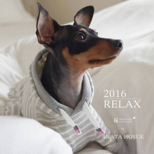 「発売開始」優しさに溢れる写真を見てください。|2016.RELAX|MINIATURE PINSCHER 桜 × ARATA HOSUE コラボレーション