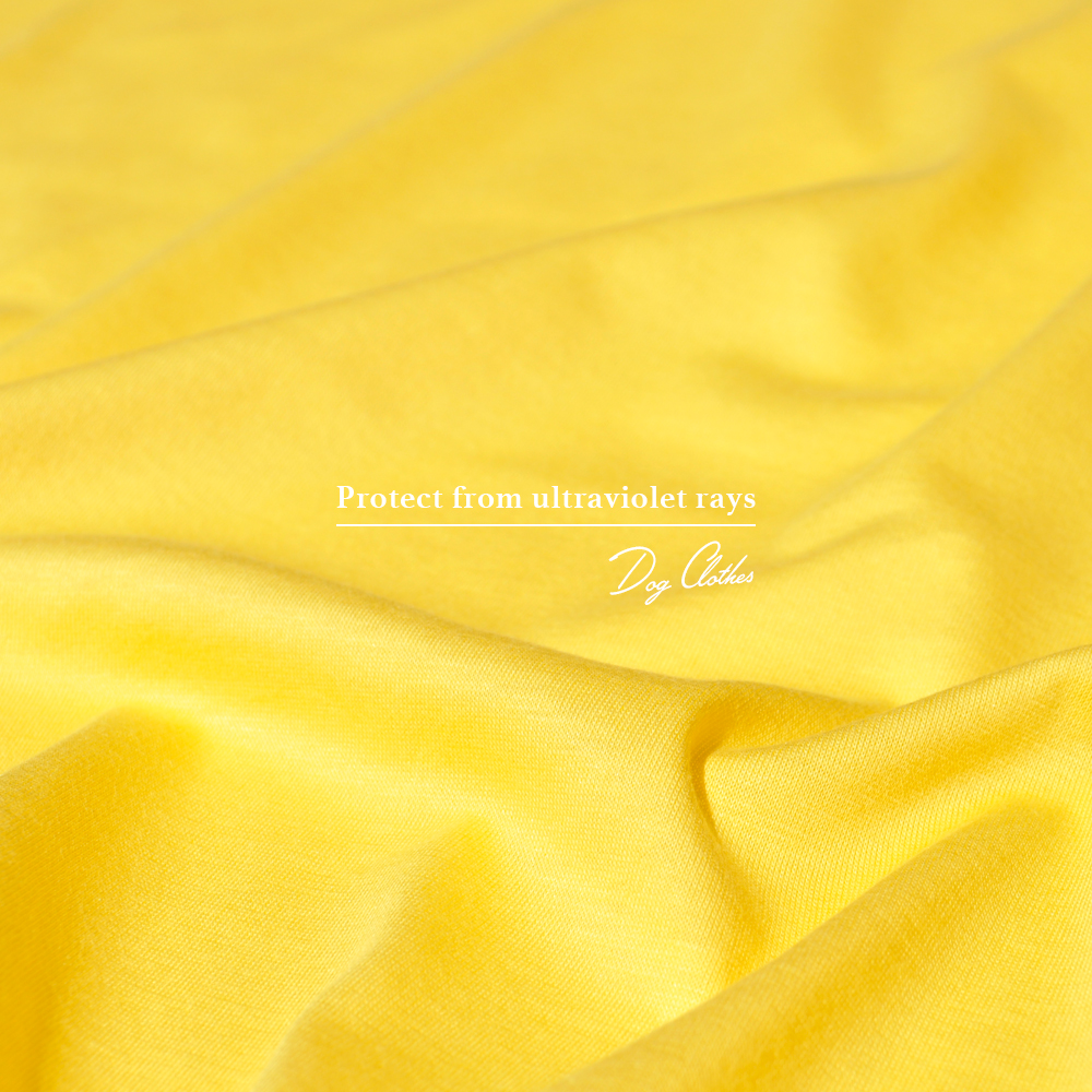 新作犬服「愛犬を紫外線から守ろう」紫外線が増える時期は5月から9月です|UVカット加工シルケット天竺ニット