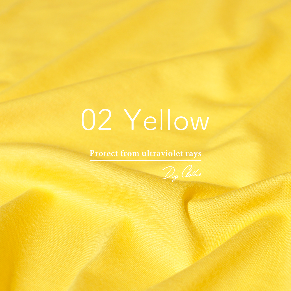 新作犬服「愛犬を紫外線から守ろう」紫外線が増える時期は5月から9月です｜ＵＶカット加工シルケット天竺ニット