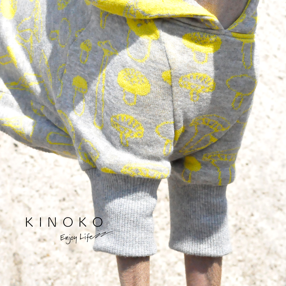 犬服|KINOKO|ジャガードニット|選べる4タイプ×3カラー(Yellow/Green/Navy)