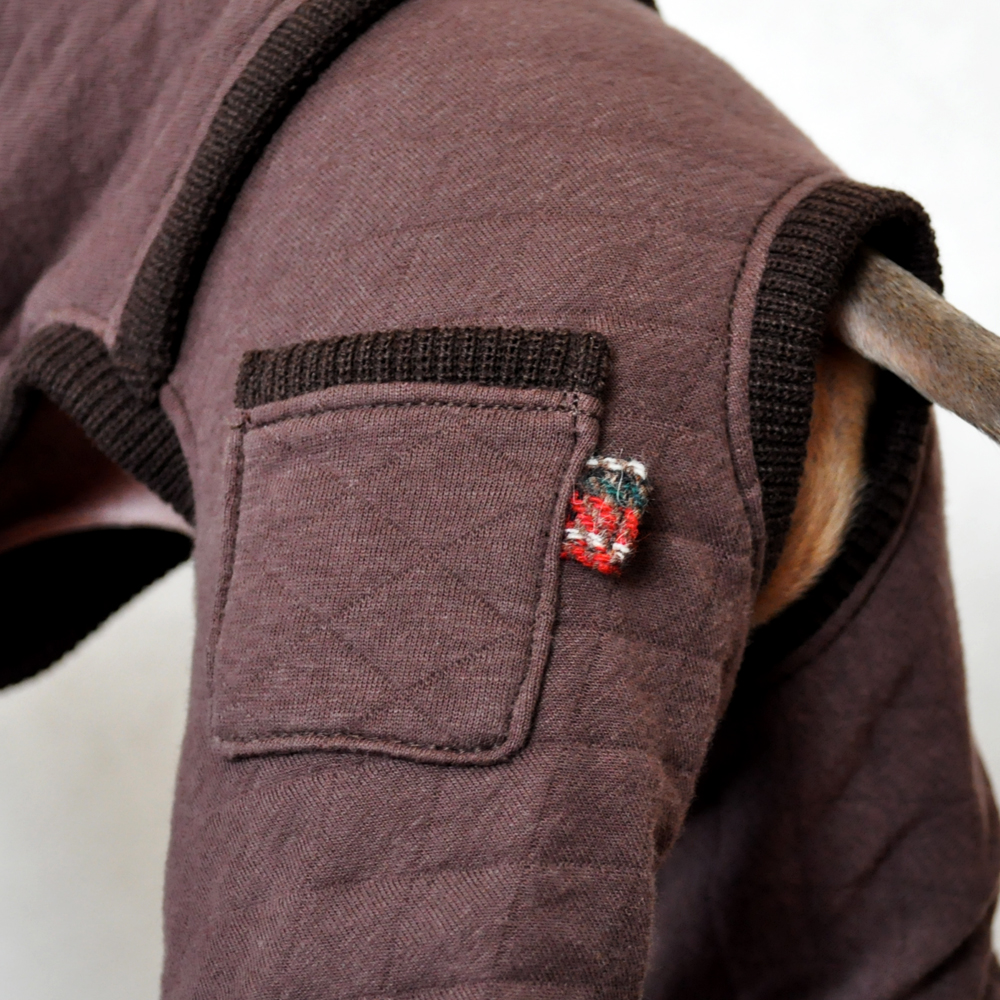 「犬服 イタグレ服 ミニピン服」2016年 秋冬新作 ”ぬくぬく、あったか。” 中綿キルト「一緒に暮らす人も心地いい。」