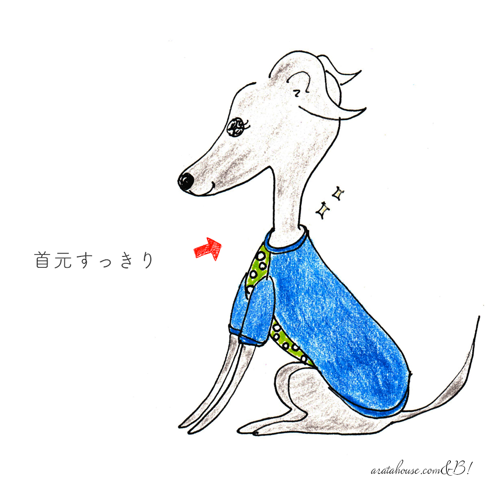 「犬服のお直し」首まわりの調整「生地に伸縮性が無かった」「太った、痩せた」「採寸が間違ってた」「デザインを変更したい」
