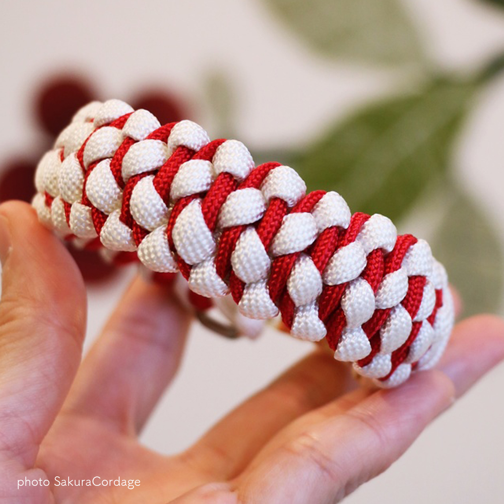 ミニピン首輪：首輪とリードを通して散歩中に大切な愛犬と手をつなぐ「SakuraCordage」