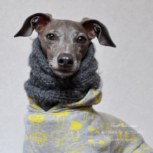 スヌード&ネックウォーマー|日本製ウール100%の毛糸を手編みしたSnood&Neck warmer「Mother of Yotchan」|エクストラファインメリノウール使用|選べる3カラー
