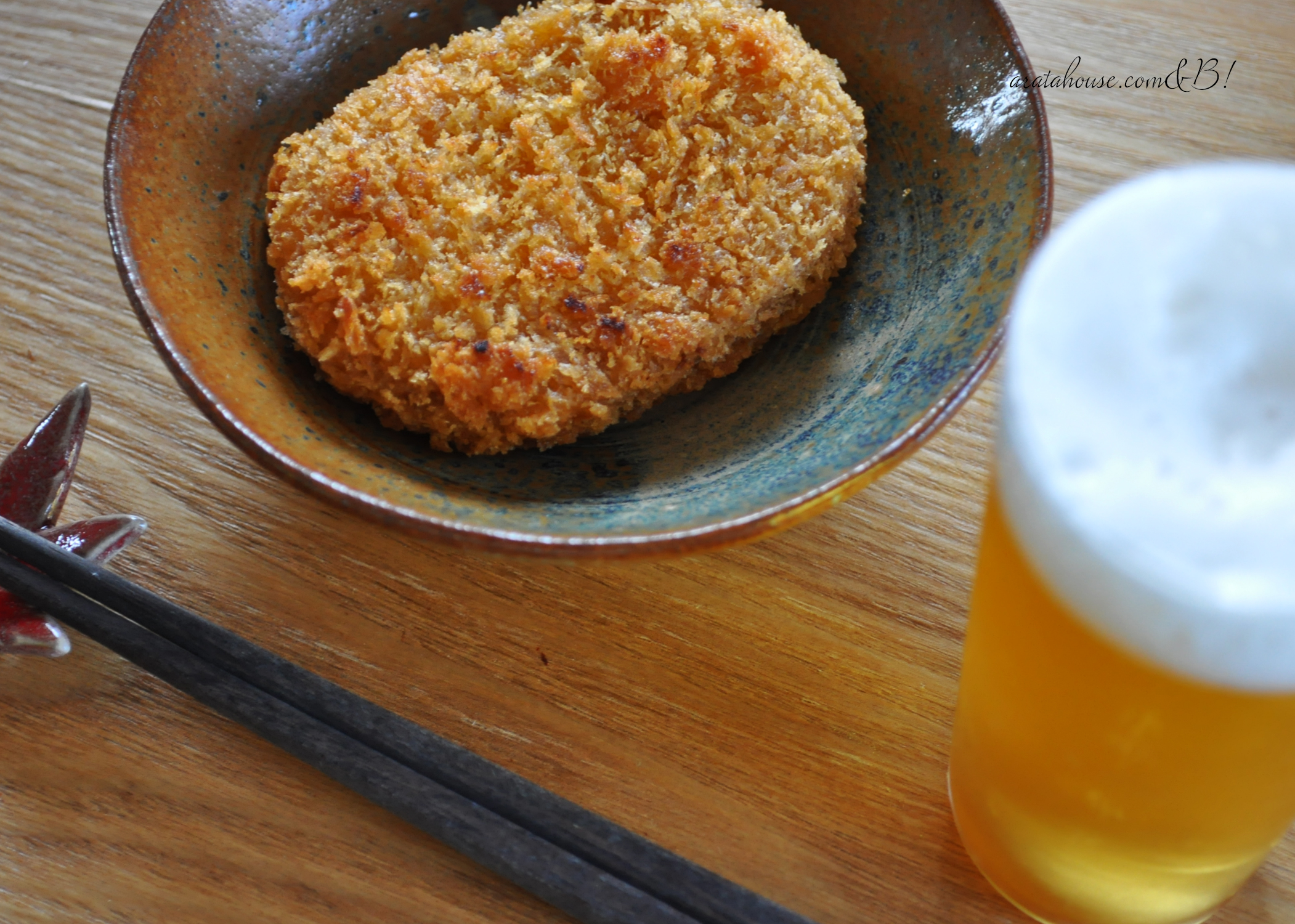 淡路島食材をふんだん使った「俺の昼飯」烏賊フライ、鯵フライ、コロッケ、レタス、白飯