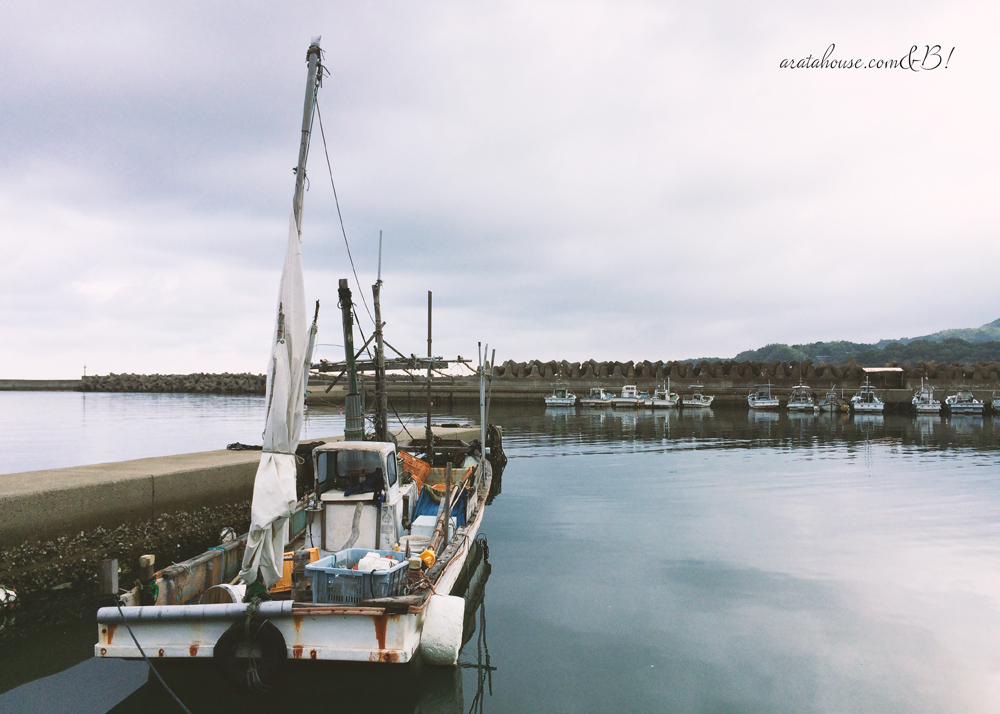am8:00海辺を歩くと、