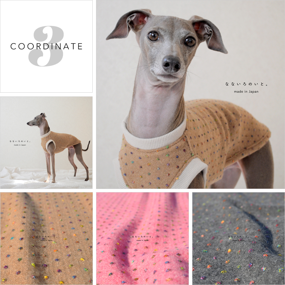 「愛犬と過ごす上質な休日」とっておきの日にはとっておきのお洋服を。いつもとは違ったエレガンスな装いに心もはずむ。