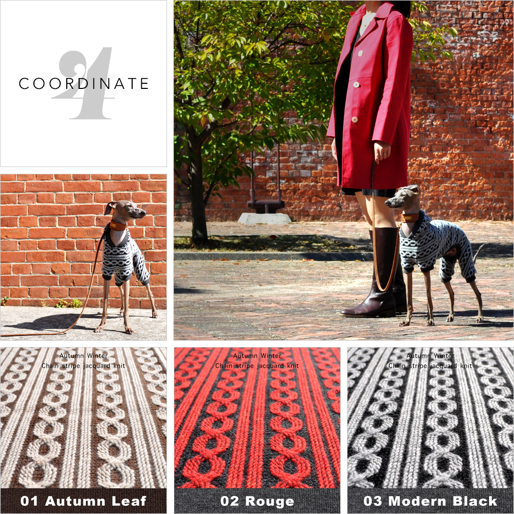 「愛犬と過ごす上質な休日」とっておきの日にはとっておきのお洋服を。いつもとは違ったエレガンスな装いに心もはずむ。