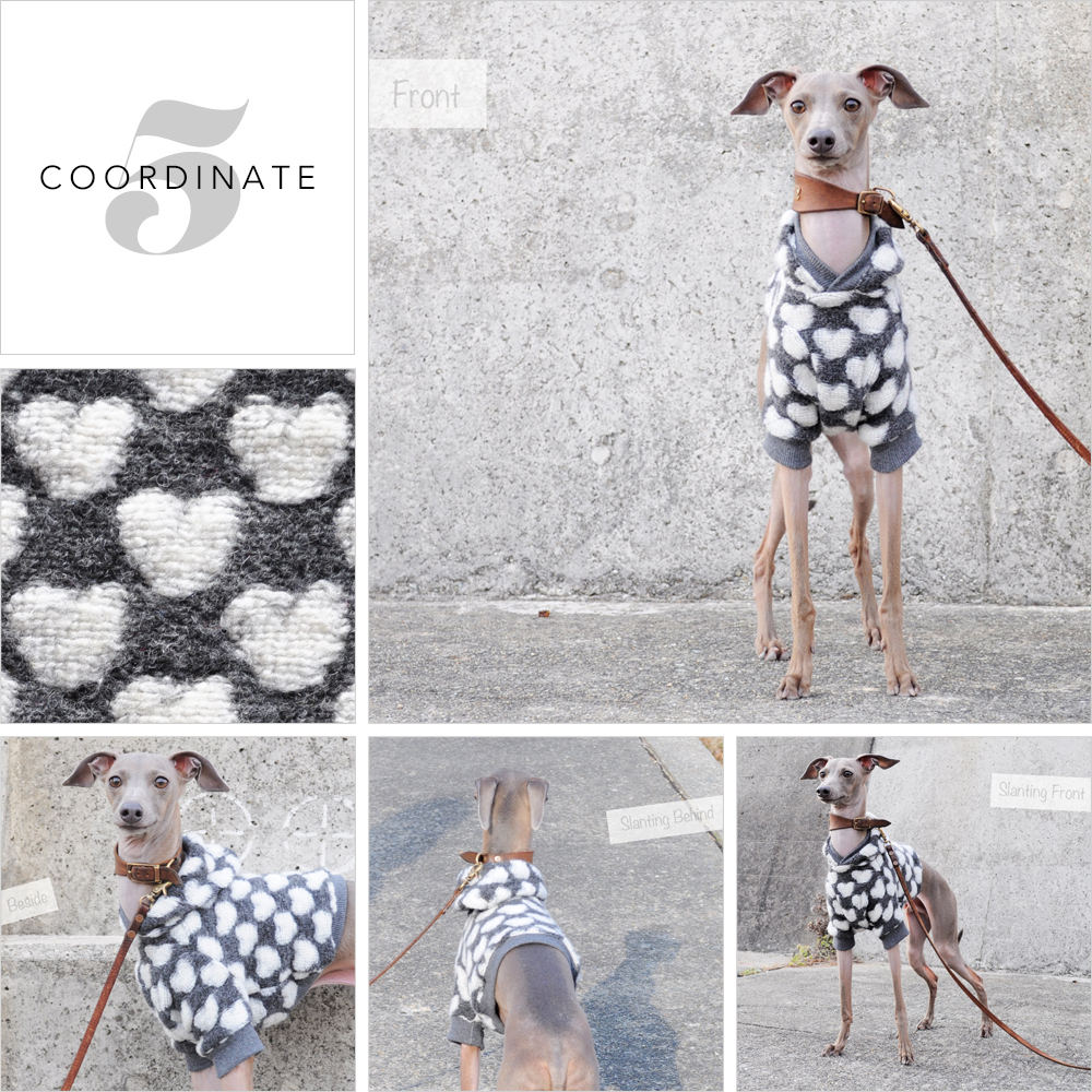 「愛犬と過ごす上質な休日」とっておきの日にはとっておきのお洋服を。いつもとは違ったエレガンスな装いに心もはずむ。