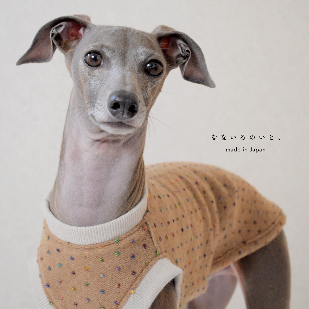 「2017.冬の新作 New color debut!」日本の暖かな色彩に包まれる「なないろのいと。｜日本製アンゴラドットジャガードニット」