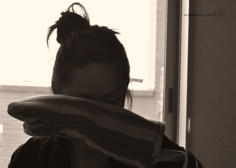 肉を食う。妻が涙を流す。