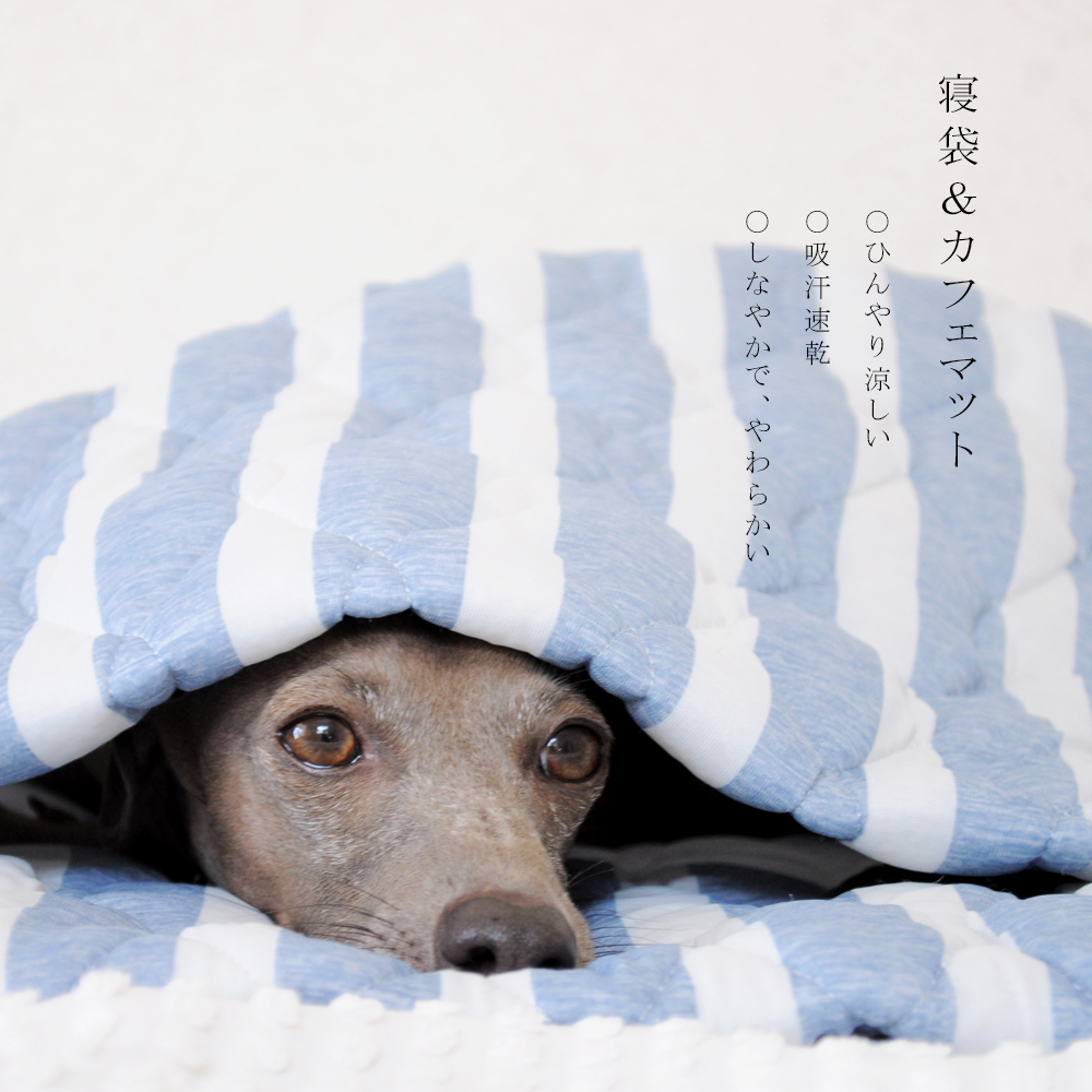 寝袋&カフェマット|暑い日も快適に「ひんやり涼しい」「吸汗速乾」「しなやかで、やわらかい」|マーベラスクールキルト生地|選べる12カラー