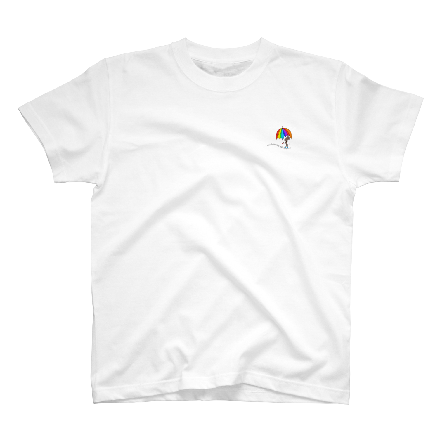 Walk in the rainy Italiangreyhound「YOSHIE.KUROIWA」