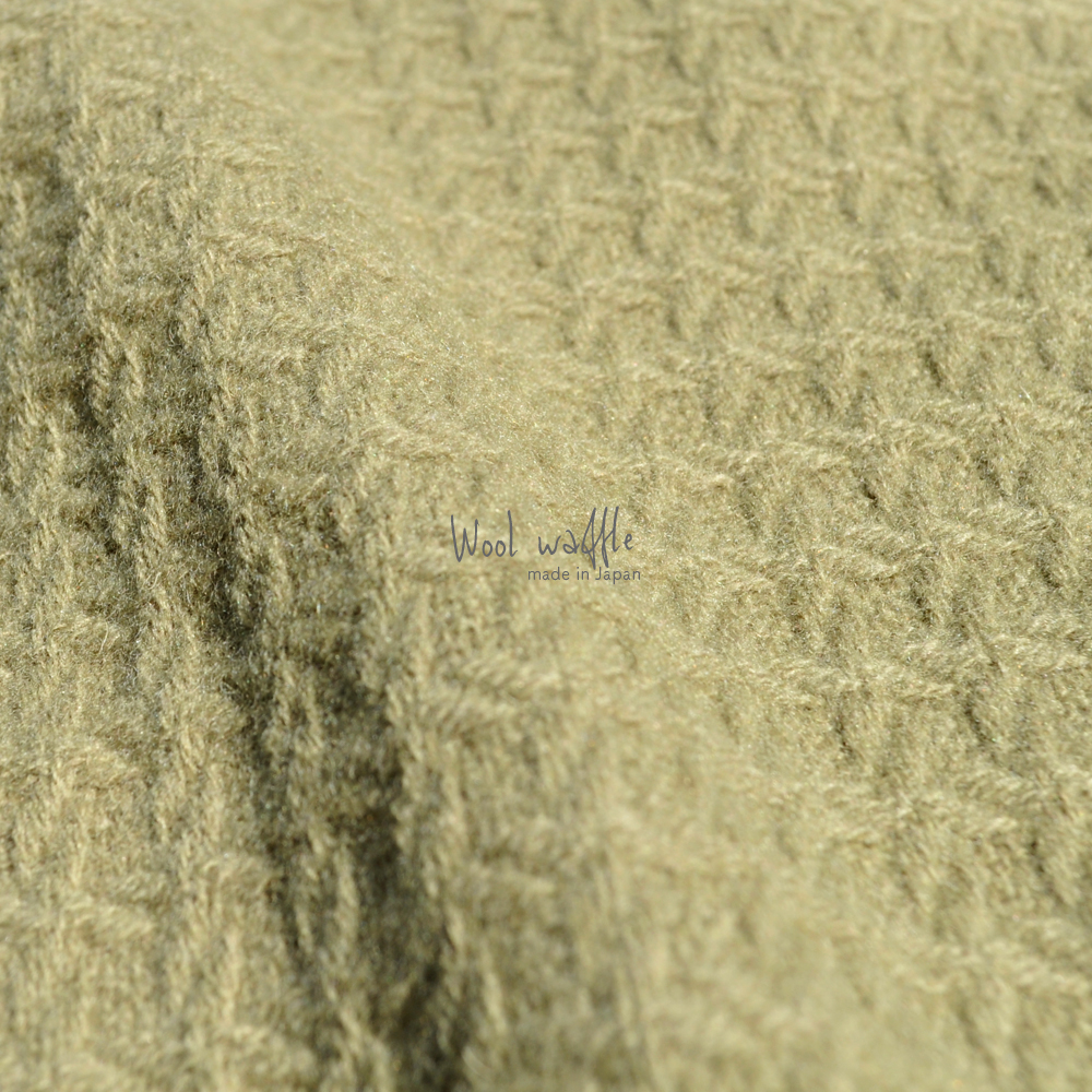 犬服｜日本製ウールワッフル｜選べる３タイプ（Leaf Green）