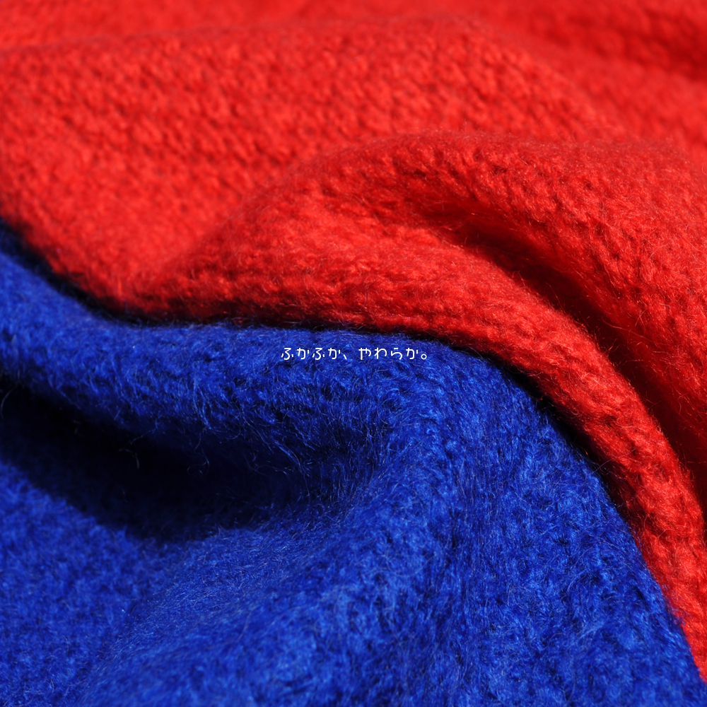 犬服｜ふかふか、やわらか。｜ウール混ニット｜選べる４タイプ×２カラー（赤/青）