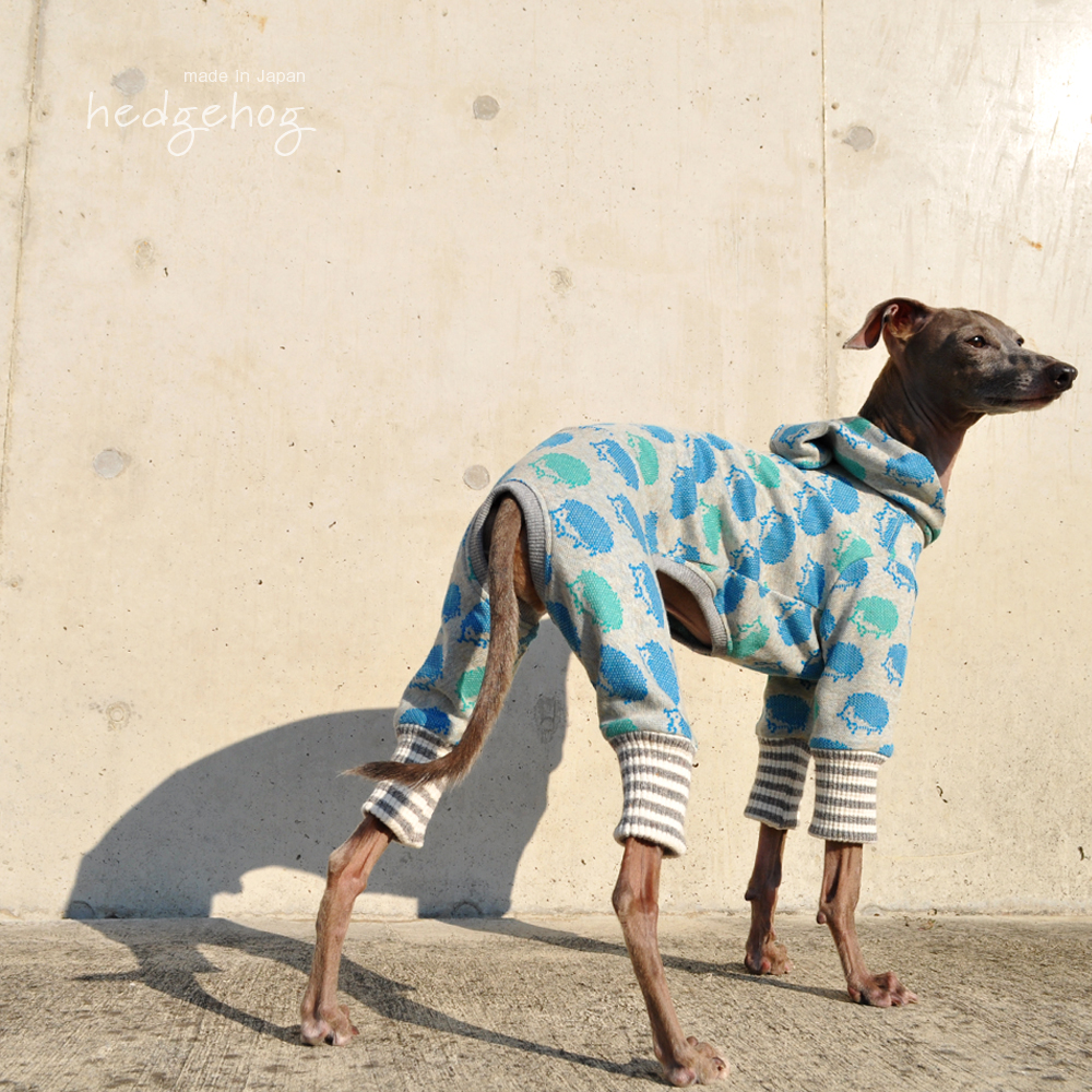 犬服|ハリネズミ|日本製ジャガードニット|選べる4タイプ