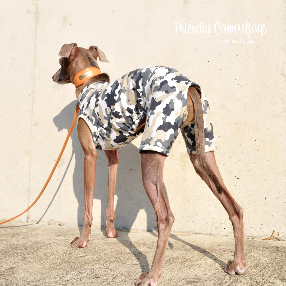 犬服|Friendly Camouflage|日本製天竺迷彩|選べる4タイプ