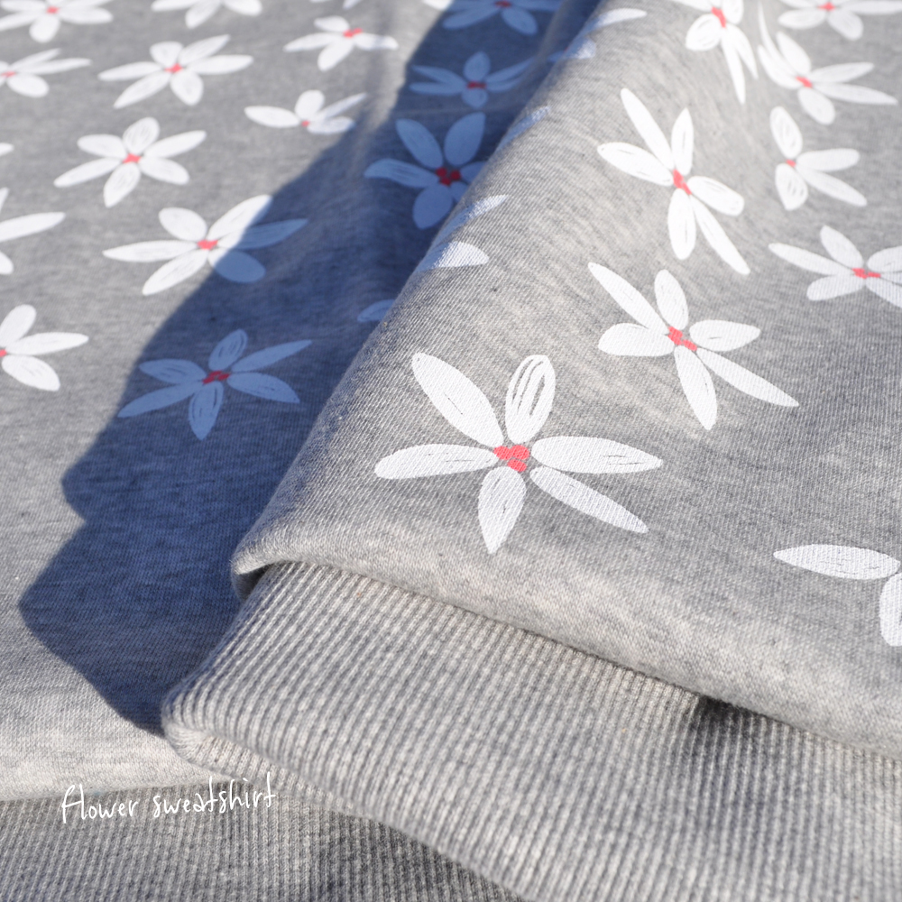 イタグレ 服|ミニピン服|ウィペット服|チャイクレ服|サルーキ服|犬服|Flower sweatshirt|トレーナー|ジャスミン裏起毛ニット|選べる4タイプ