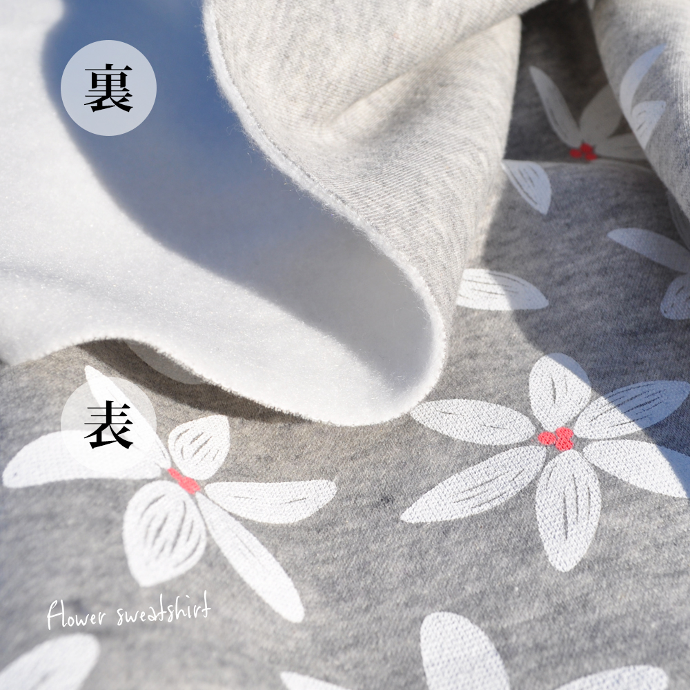 イタグレ 服|ミニピン服|ウィペット服|チャイクレ服|サルーキ服|犬服|Flower sweatshirt|トレーナー|ジャスミン裏起毛ニット|選べる4タイプ