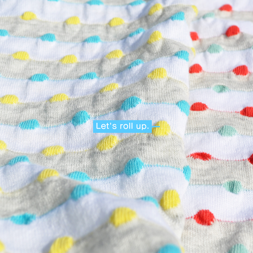 イタグレ服|ミニピン服|ウィペット服|チャイクレ服|サルーキ服|犬服|ロールアップしよう♪ポップなドット|日本製ポップドビーボーダーニット|選べる4タイプ×2カラー(イエロー&ブルー/レッド&グリーン)