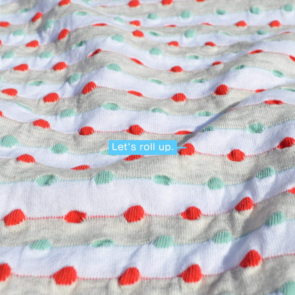 イタグレ服|ミニピン服|ウィペット服|チャイクレ服|サルーキ服|犬服|ロールアップしよう♪ポップなドット|日本製ポップドビーボーダーニット|選べる4タイプ×2カラー(イエロー&ブルー/レッド&グリーン)